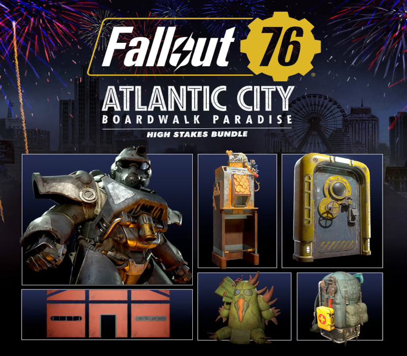 _Fallout76AtlanticCityHighStakesBundle111 Fallout 76 - Atlantic City High Stakes Bundle DLC PC Steam CD Key - Imagen 1