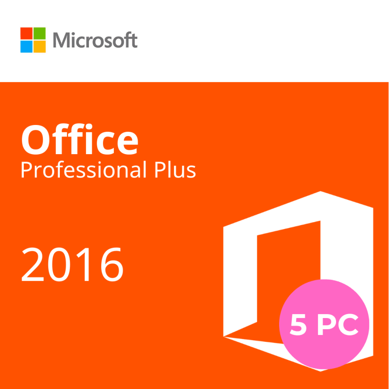Licencia Original Office Professional Plus 2016 para 5 Dispositivos